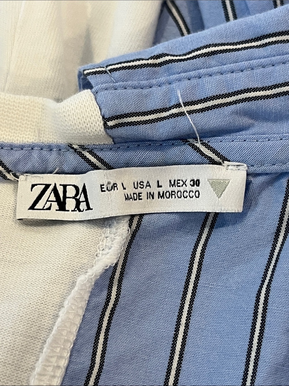 Zara Mixed Media Shirt - Picture 7 of 9